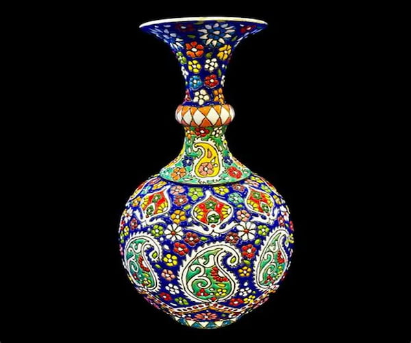 تصویر 5 از خرید و قیمت گلدان مینا کاری + فروش عمده